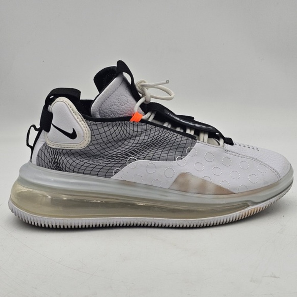 Nike Air Max 720 Waves White Black D/MS/X BQ4430-100 Mens Size‎ 8